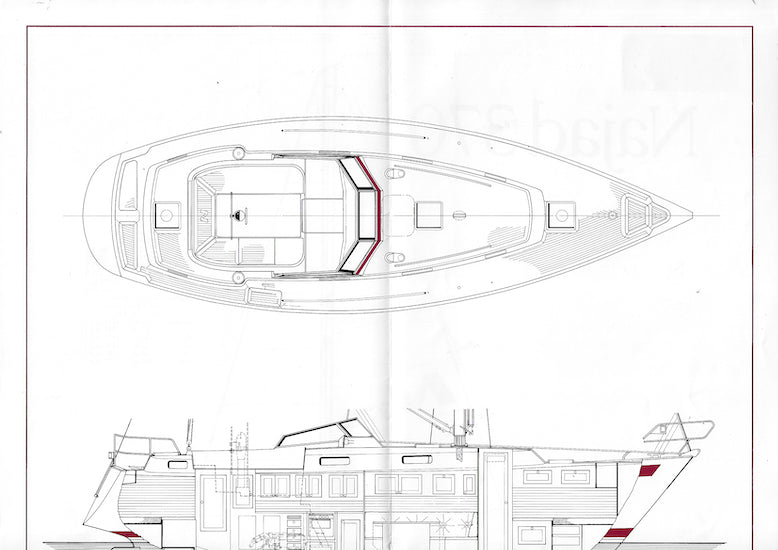 Najad 370 Specification Poster Brochure