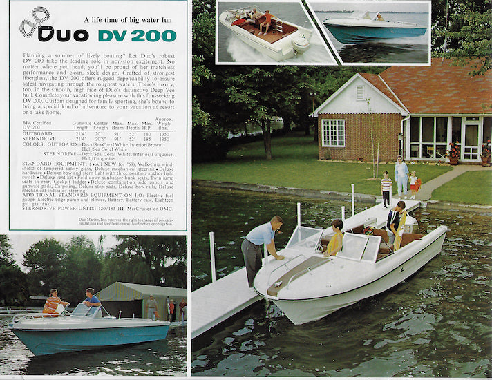 Duo 1960s Brochure