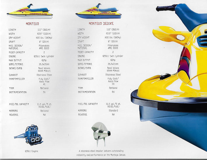 Arctic Cat 1996 Tigershark Watercraft Brochure – SailInfo I