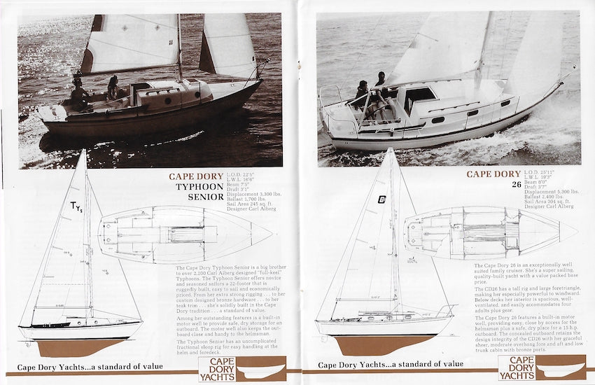 Cape Dory 1986 Brochure