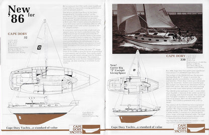 Cape Dory 1986 Brochure