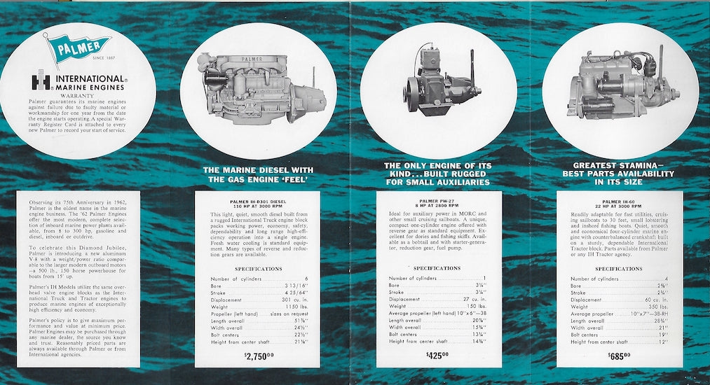 Palmer 1962 Brochure