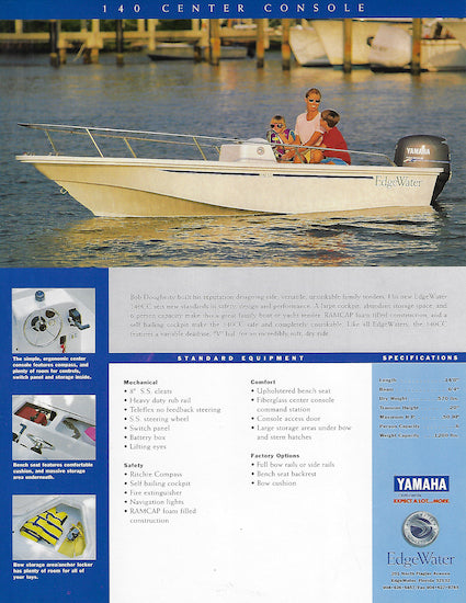 Edgewater 140 Center Console Brochure