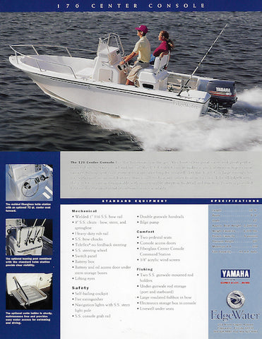 Edgewater 170 Center Console Brochure
