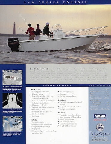 Edgewater 210 Center Console Brochure