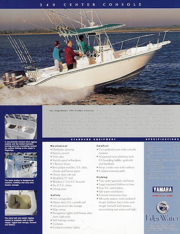 Edgewater 240 Center Console Brochure