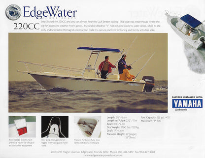 Edgewater 220/247 Center Console Brochure
