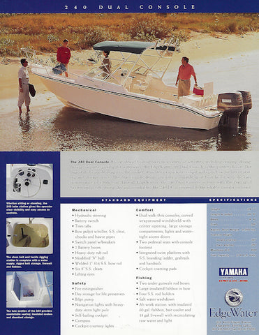 Edgewater 240 Dual Console Brochure