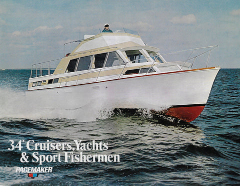 Pacemaker 34 Cruisers & Sport Fisherman Brochure