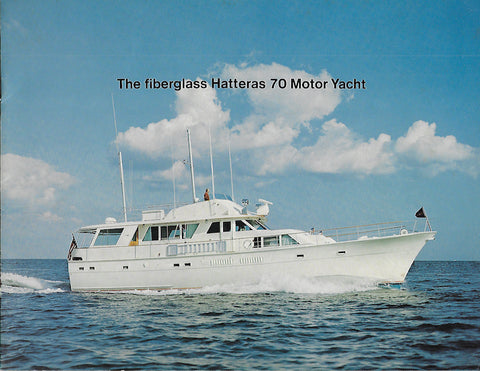 Hatteras 70 Motor Yacht Brochure