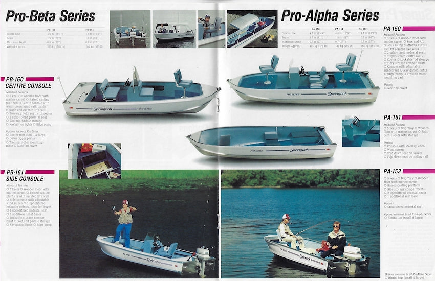 Springbok 1985 Brochure