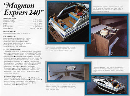 Thundercraft 1983 Brochure