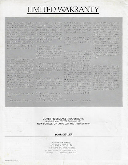 Oliver 1980s Brochure