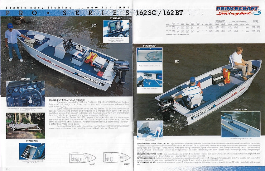 Princecraft 1990 Springbok Brochure