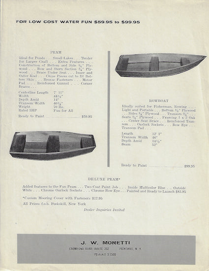 Moretti Pram Brochure
