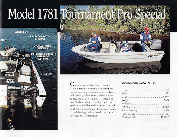 Yar-Craft 1994 Brochure