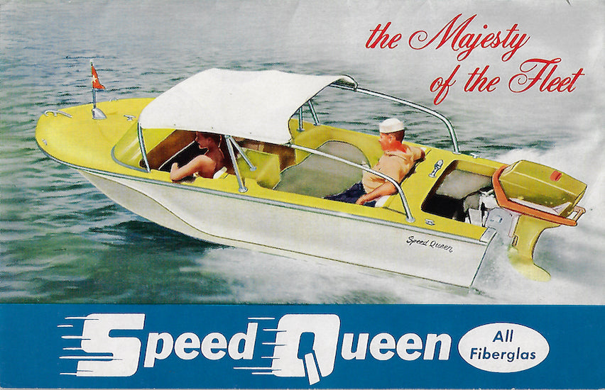 Glastex Sea Star Speed Queen 1950s Brochure