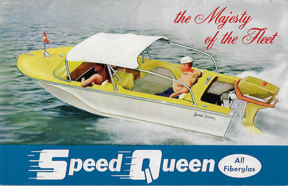 Glastex Sea Star Speed Queen 1950s Brochure