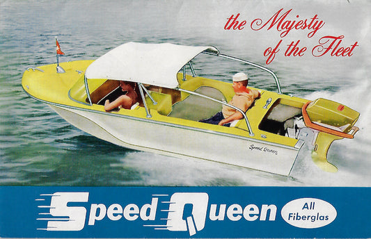 Glastex Sea Star Speed Queen 1950s Brochure