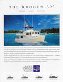 Krogen 39 Trawler Brochure