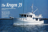 Krogen 39 Passagemeaker Magazine Reprint Brochure