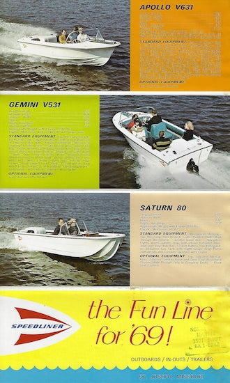 Speedliner 1969 Brochure