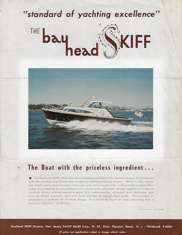 BayHead Skiff Brochure