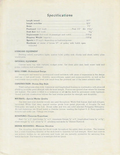 Little Mariner Brochure