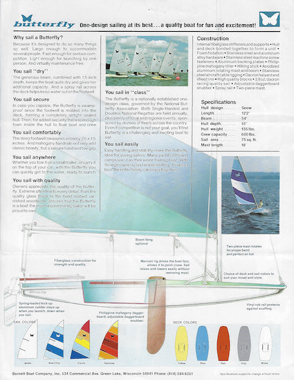 Barnett Butterfly Brochure