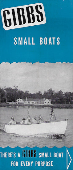 Gibbs 1947 Small Boats Brochure