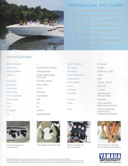 Yamaha LS2000 Sport Boat Brochure