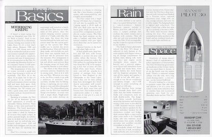 Mainship Pilot 30 Magazine Reprint Brochure