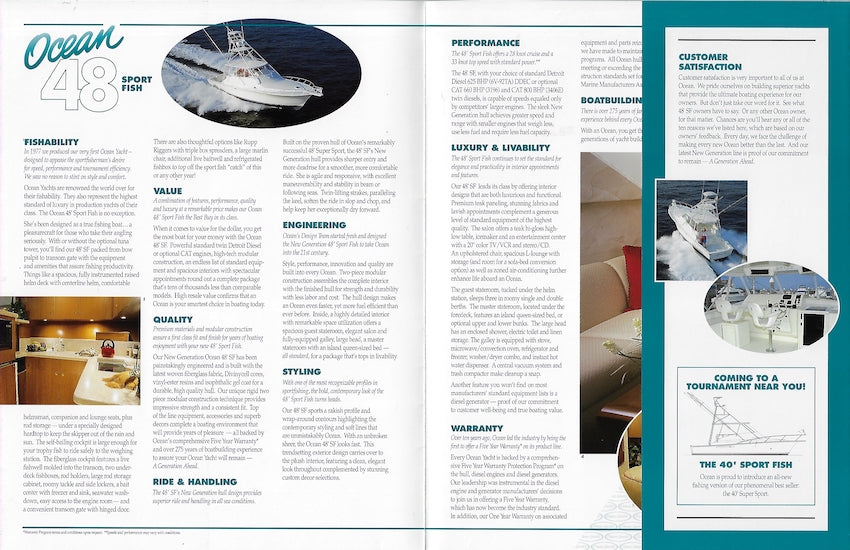 Ocean 48 Sport Fish Brochure