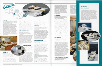 Ocean 44 Motor Yacht & 48 Cockpit Motor Yacht Brochure