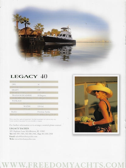 Freedom Legacy 40 Brochure