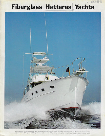 Hatteras 1969 Brochure