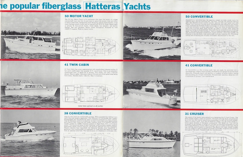 Hatteras 1969 Brochure