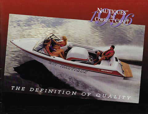 Correct Craft 1996 Nautiques Brochure