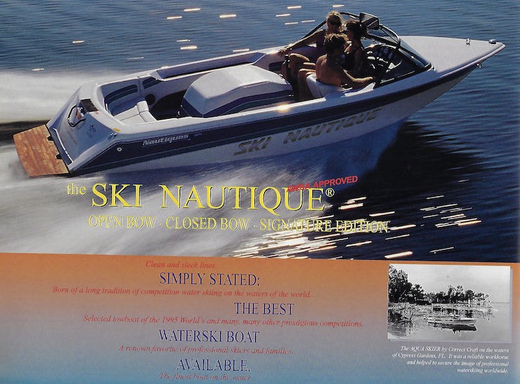 Correct Craft 1995 Nautiques Brochure