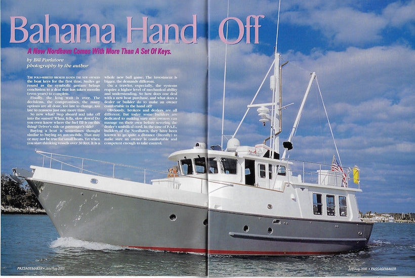 Nordhavn 46 Passagemaker Delivery Magazine Reprint Brochure