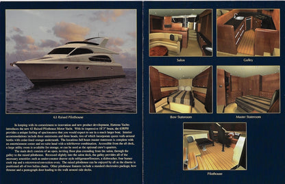 Hatteras 6300 Raised Pilothouse Motor Yacht Preliminary Brochure