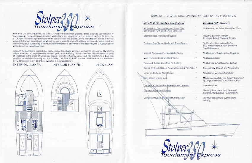 Dynatech Stolper 380 Brochure Package