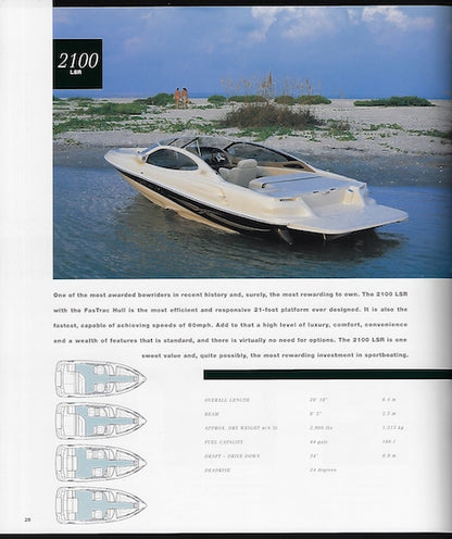 Regal 2001 Sportboats & Cruisers Brochure