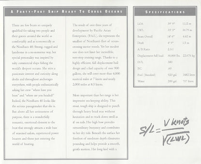 Nordhavn 40 Brochure