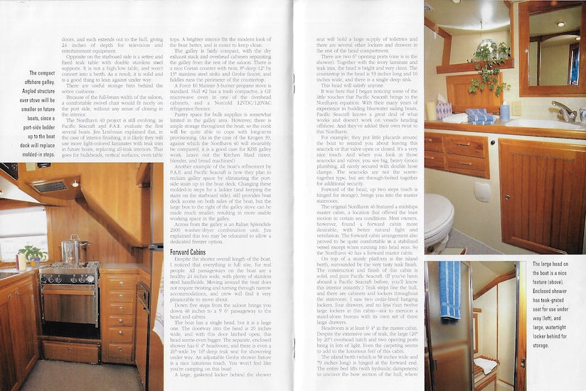 Nordhavn 40 Passagemaker Magazine Reprint Brochure