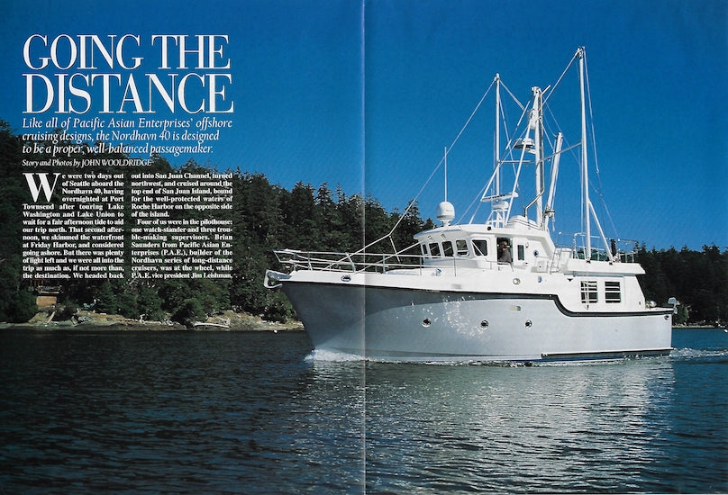 Nordhavn 40 Motorboating & Sailing Magazine Reprint Brochure