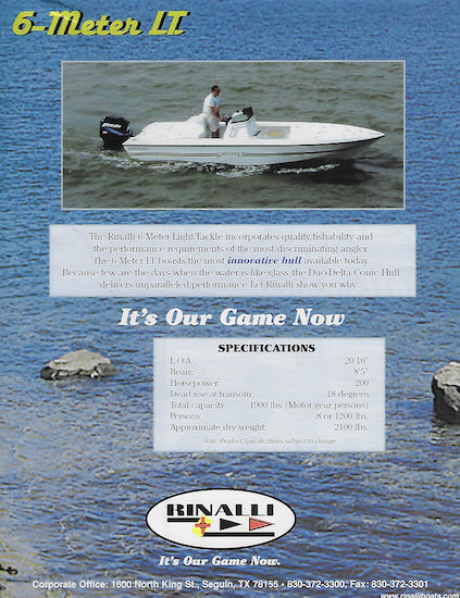 Rinalli 6 Meter LT Brochure