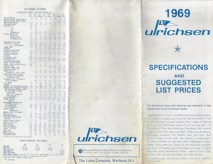 Ulrichsen 1969 Specification Brochure