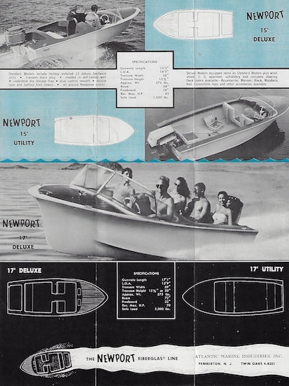Atlantic Marine 1959 Newport Brochure
