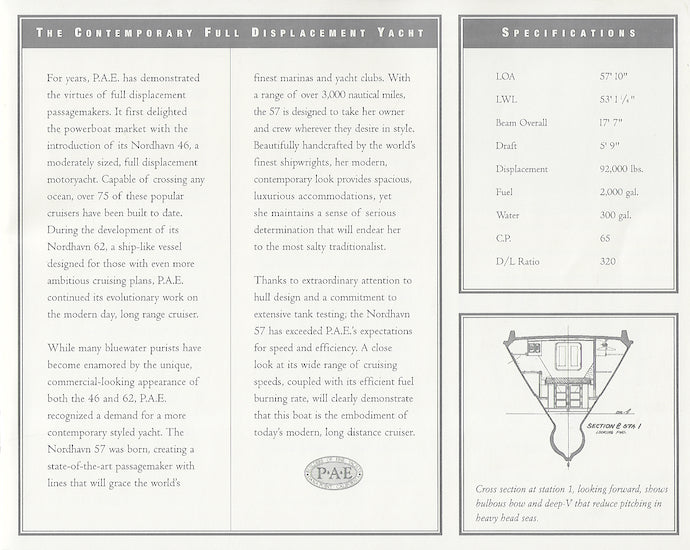 Nordhavn 57 Brochure